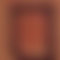 Bläschen: multiple&nbsp;Bläschen bei kontaktallergischer Reaktion.
